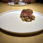 TTOAHISU - ◆鹿児島牛　A5ランク10等級のヒレ肉のロースト、ヒレ肉や黒トリュフ、生姜のリゾット添え