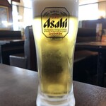 ステーキ 宮 - クーポン110円の黄金ビール