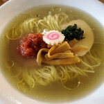 ふくろう - はまぐり梅しそ塩ラーメン