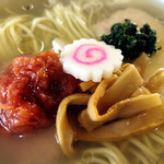 ふくろう - はまぐり梅しそ塩ラーメン