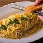 Bottarga spaghetti from Sardinia, the highest quality