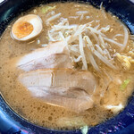 らーめん 焔 - 醤油白湯麺