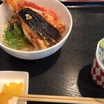 蕎麦 季 - セットのミックス天丼