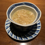 Za Dainingu Shinowa Karakurenai Ando Teppan Furenchi Makie - スープ