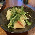 粉吉うどん - 桃サラダ～