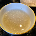 染地台 藪蕎麦 - 濃い目の蕎麦湯
      プラス辛汁