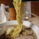 元祖一条流がんこ 西早稲田 - 正油ラーメンの麺