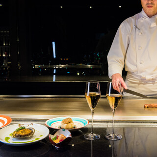 A sommelier is always on duty. Savor the pairing of wine and food