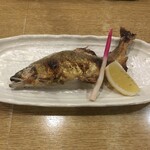 春のお店 - 天然鮎塩焼