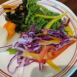 野々庵 - 朝採れサラダ　2019年6月