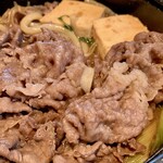 炭火焼肉くらた - 和牛すき焼き肉増し定食(\1,500)