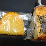 パン パ パン - アップルパイと明太海苔チーズは各250円