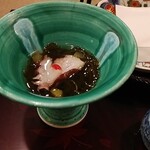 日本料理 浜夕 - もずく酢　2019年8月