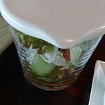 夕日の見える丘 - シーフードカレーに付いているサラダ　2019年8月