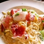 創菜喰房 はるかぜ - クリームパスタ「あっぷ図」