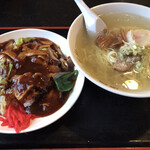 中国料理 廣河 - セットメニュー
            ラーメン（塩）& 回鍋肉飯