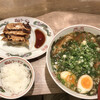 岡山中華そば 後楽本舗 - そば定食＋大盛＋ねぎ＋たまご