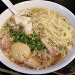 塩そば専門店 桑ばら - あんこうの塩つけそば