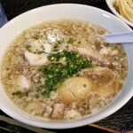 塩そば専門店 桑ばら - あんこうの塩つけそば