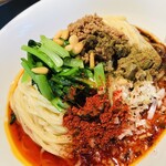 四川担担麺 蒼雲 - 冷やし四川（汁なし）担担麺4辛〜˚✧₊⁎❝᷀ົཽ≀ˍ̮ ❝᷀ົཽ⁎⁺˳✧༚