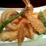 石臼挽き ふるまい蕎麦  ふる井 - 天婦羅アップ