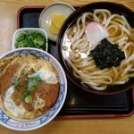 Dondon - かつ丼セット(麺大盛)