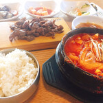 コサム冷麺専門店 - スンドゥブチゲ定食