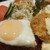 洋食の藤 - 料理写真:ハンバーグとクリームコロッケ