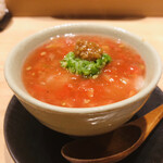 鮨 一二郎 - ハモと茄子の茶碗蒸し