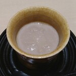 Ginza Yuina - 結絆名物フォアグラの茶碗蒸し きのこ餡かけ