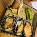 ステーキ ならまち - アワビとお野菜⭐️調理前