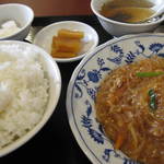 品珍酒家 - 麻婆春雨定食 ５００円