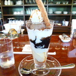 コーヒーゼリーパフェセット　