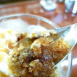 もり珈琲店 - コーヒーゼリーもたっぷりですが、グラニテも入ってます♪