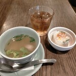 Krung Siam - スープ＆生春巻き