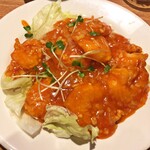 中国料理 喜祥 - 海老のチリソース炒め