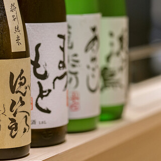 マリアージュは日本酒を。