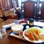 ブラジル - 2020年2月　メンチカツ定食【700円】