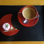 和菓子と珈琲セット