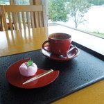 鳳凰閣 - 和菓子と珈琲セット
