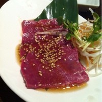 大井町銭場精肉店 - ハツ刺