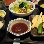 庄屋 - ① ステーキ定食