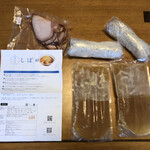 中華そば しば田 - お土産「煮干しそば（2食）」1500円に「お土産焼豚」600円