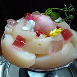 パペルブルグ - 白桃のパフェ