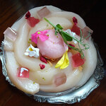 パペルブルグ - 白桃のパフェ