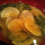 江戸前寿司処　空海 - アサリの味噌汁(サービス)