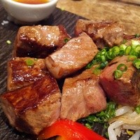 鉄板焼 摩天楼 東京スカイツリー・ソラマチ店 - 国産牛のサーロインステーキ