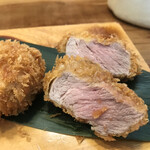 とんかつ紅の豚 - 断面