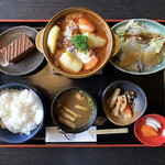 甲州郷土料理 わらじ - 富士桜ポークシチューセット