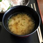Numadu Uoichiba Shokudou - 味噌汁。